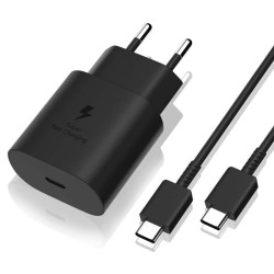 Samsung 25W PD Charger with Type-C to Type-C Cable 3A